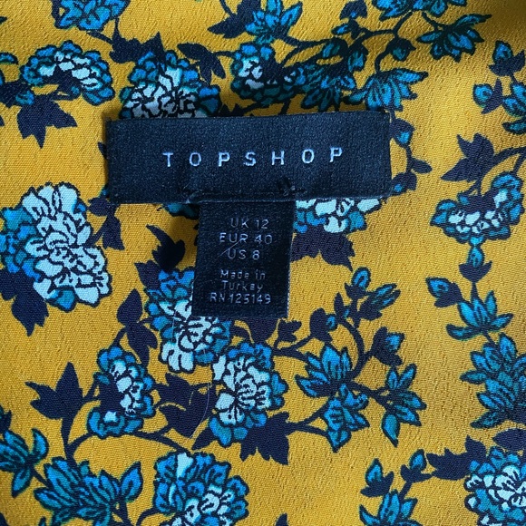 Top shop Floral Dress Size 8 - Picture 4 of 4